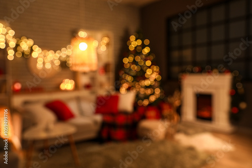 Interior of living room dec...