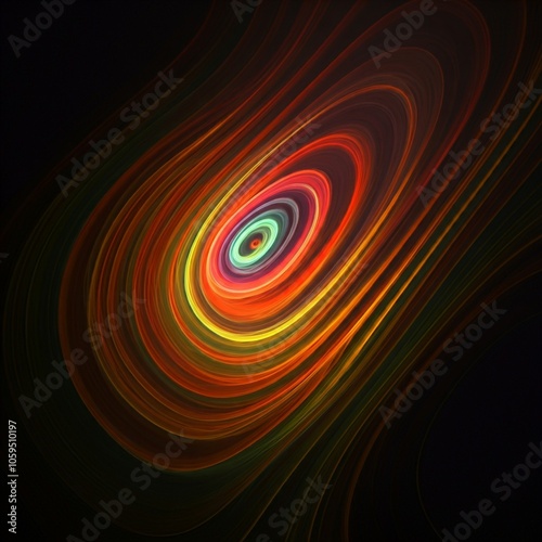 Abstract Colorful Glowy Design