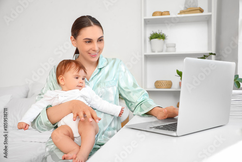 Young happy business mother...