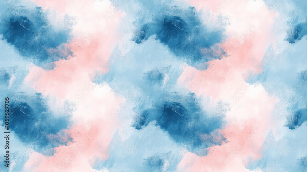 Fototapeta premium Modern abstract painting with soothing brush strokes in pastel tones ideal for posters wall art banners and book covers