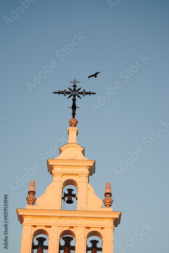 bell tower of the church
