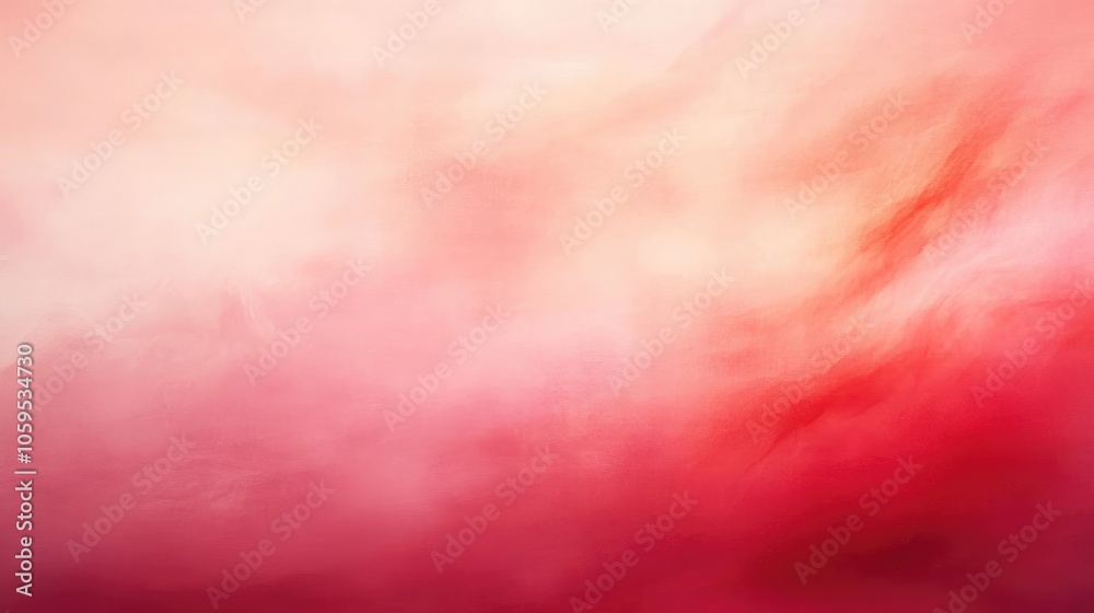 Obraz premium Soft abstract gradient in shades of pink and red creating a calming and inviting atmosphere