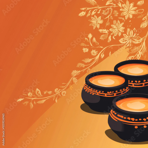 Happy Bhai dooj with nice creative wallpaper background. abstract vector illustration design photo