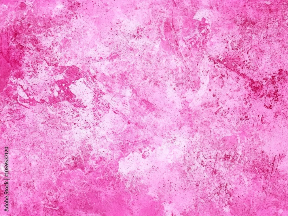 Fototapeta premium Pink background with white splatters