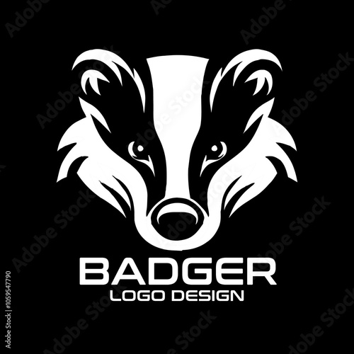 Badger Vector Logo Design photo