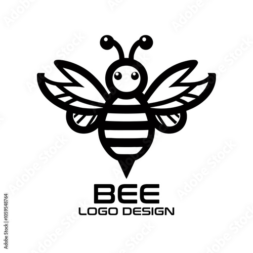 Bee Vector Logo Design