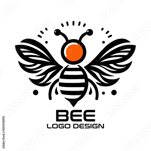 Bee Vector Logo Design