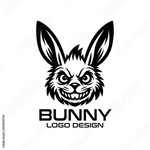 Bunny Vector Logo Design photo