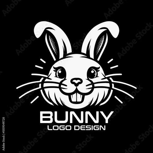 Bunny Vector Logo Design photo