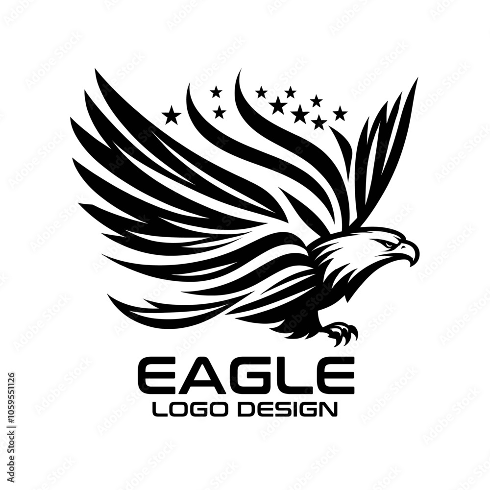Fototapeta premium Eagle Vector Logo Design