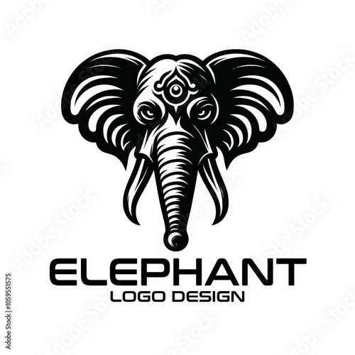 Wallpaper Mural Elephant Vector Logo Design Torontodigital.ca