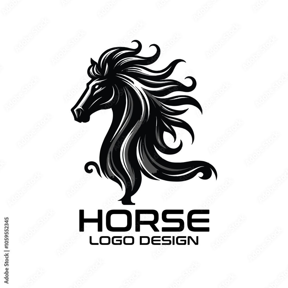 Fototapeta premium Horse Vector Logo Design
