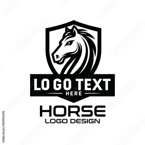 Horse Vector Logo Design