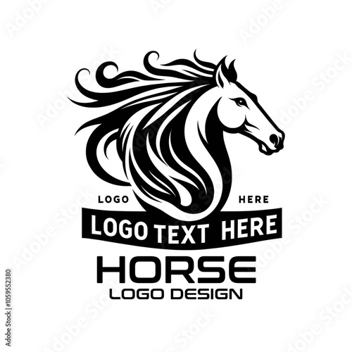 Horse Vector Logo Design
