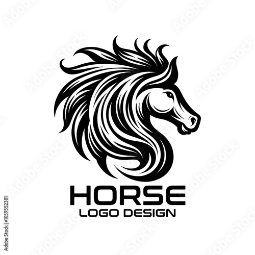 Horse Vector Logo Design