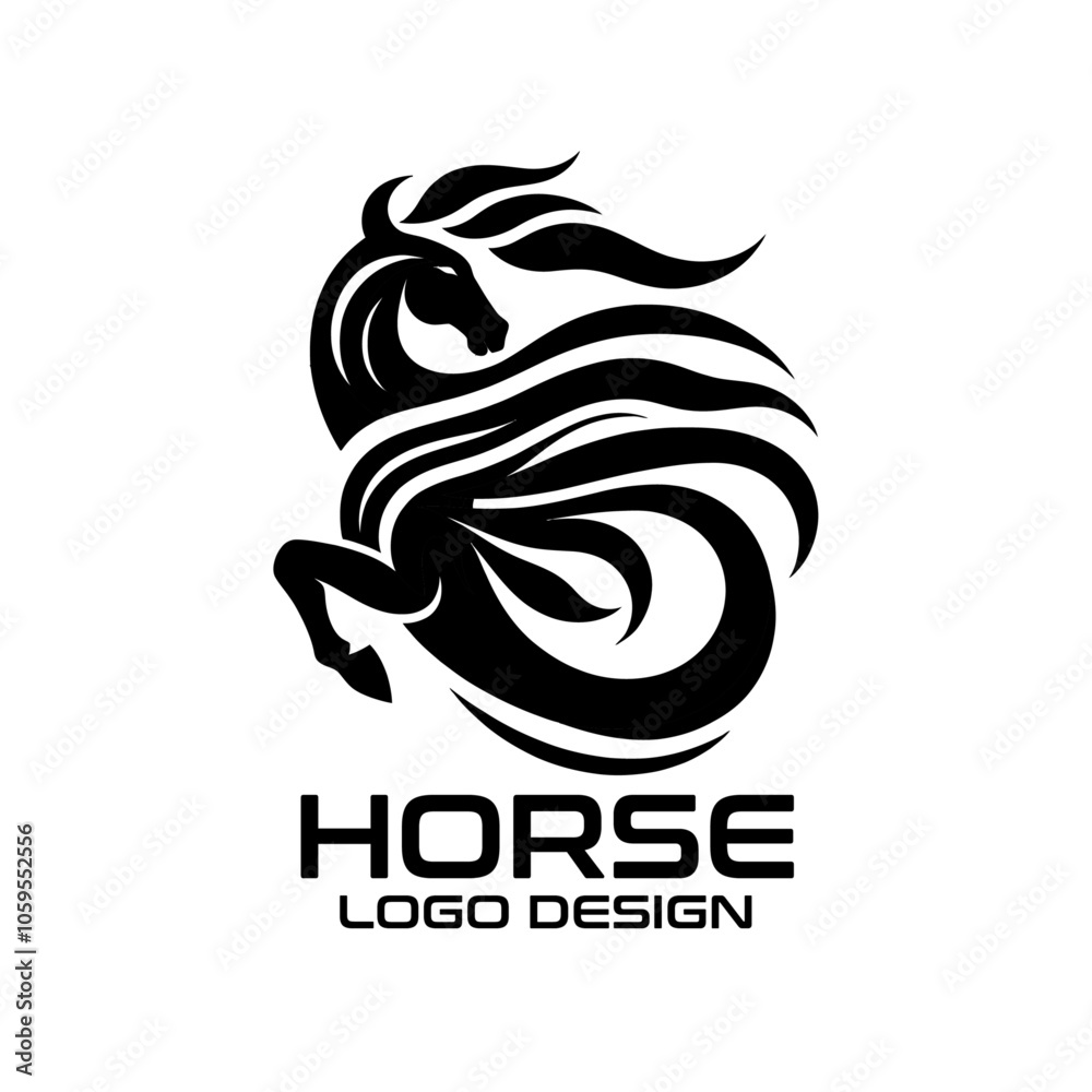 Fototapeta premium Horse Vector Logo Design
