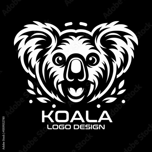 Koala Vector Logo Design photo