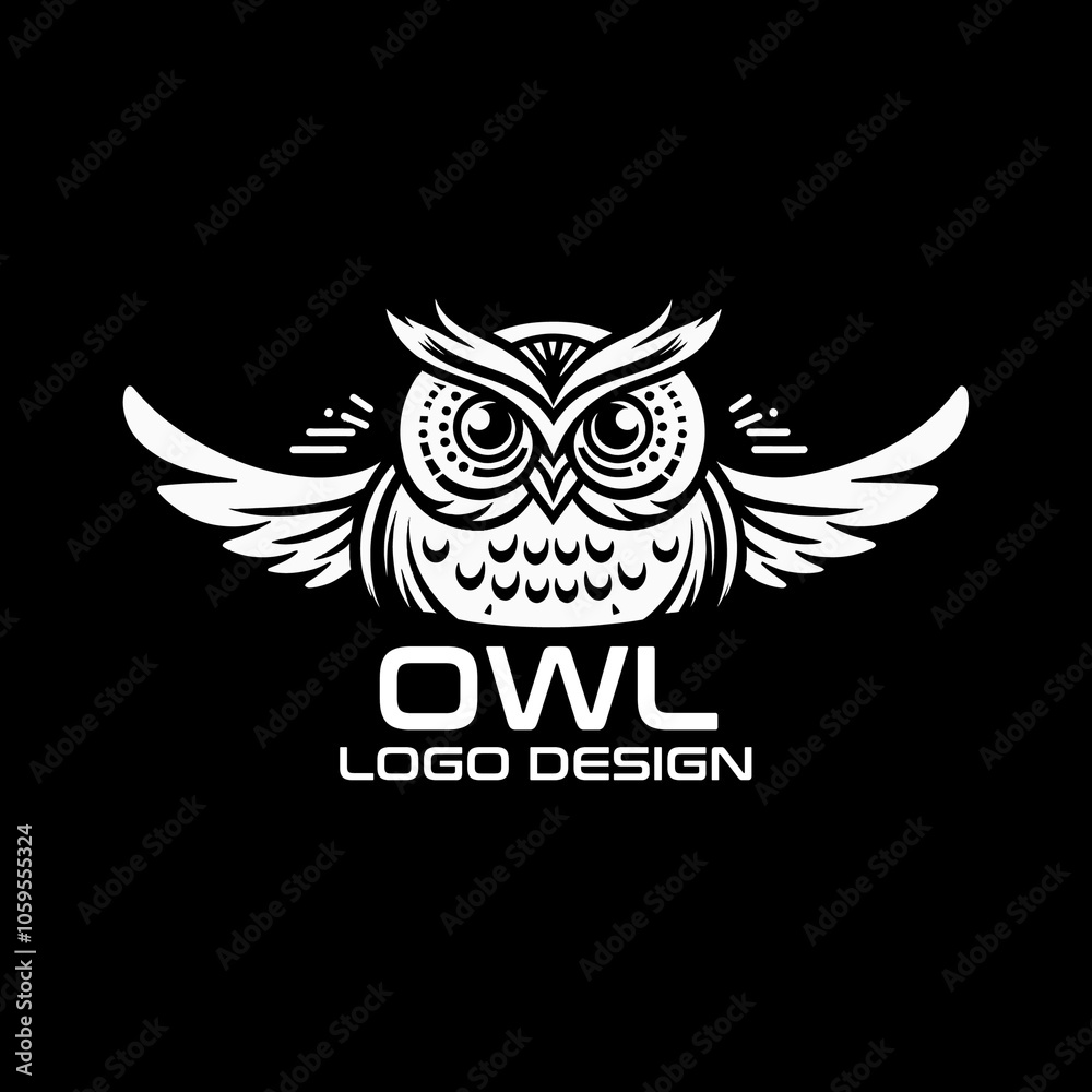 Obraz premium Owl Vector Logo Design