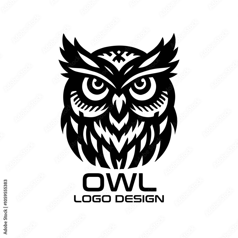 Fototapeta premium Owl Vector Logo Design