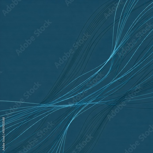 blue abstract lines, background wallpaper