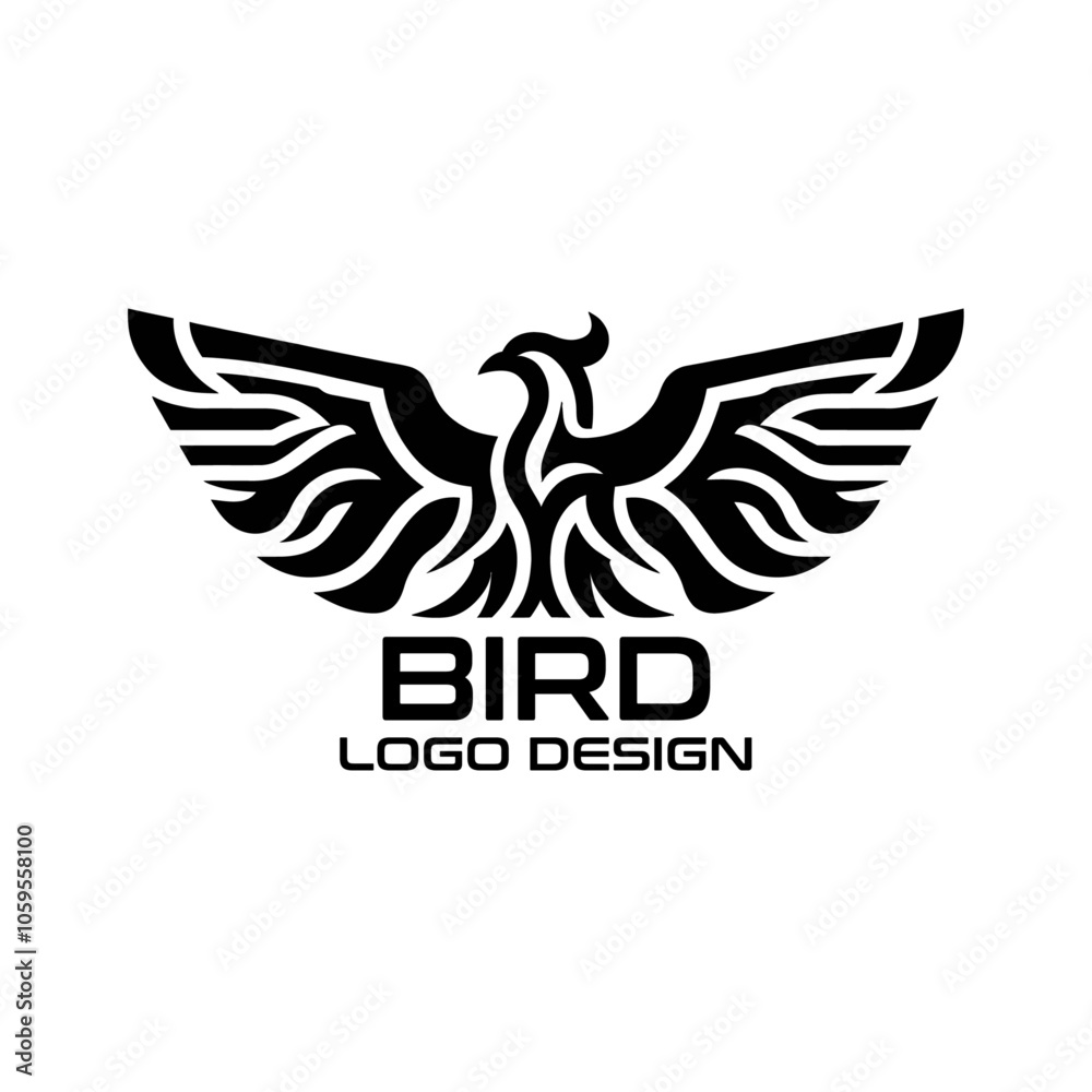 Naklejka premium Bird Vector Logo Design