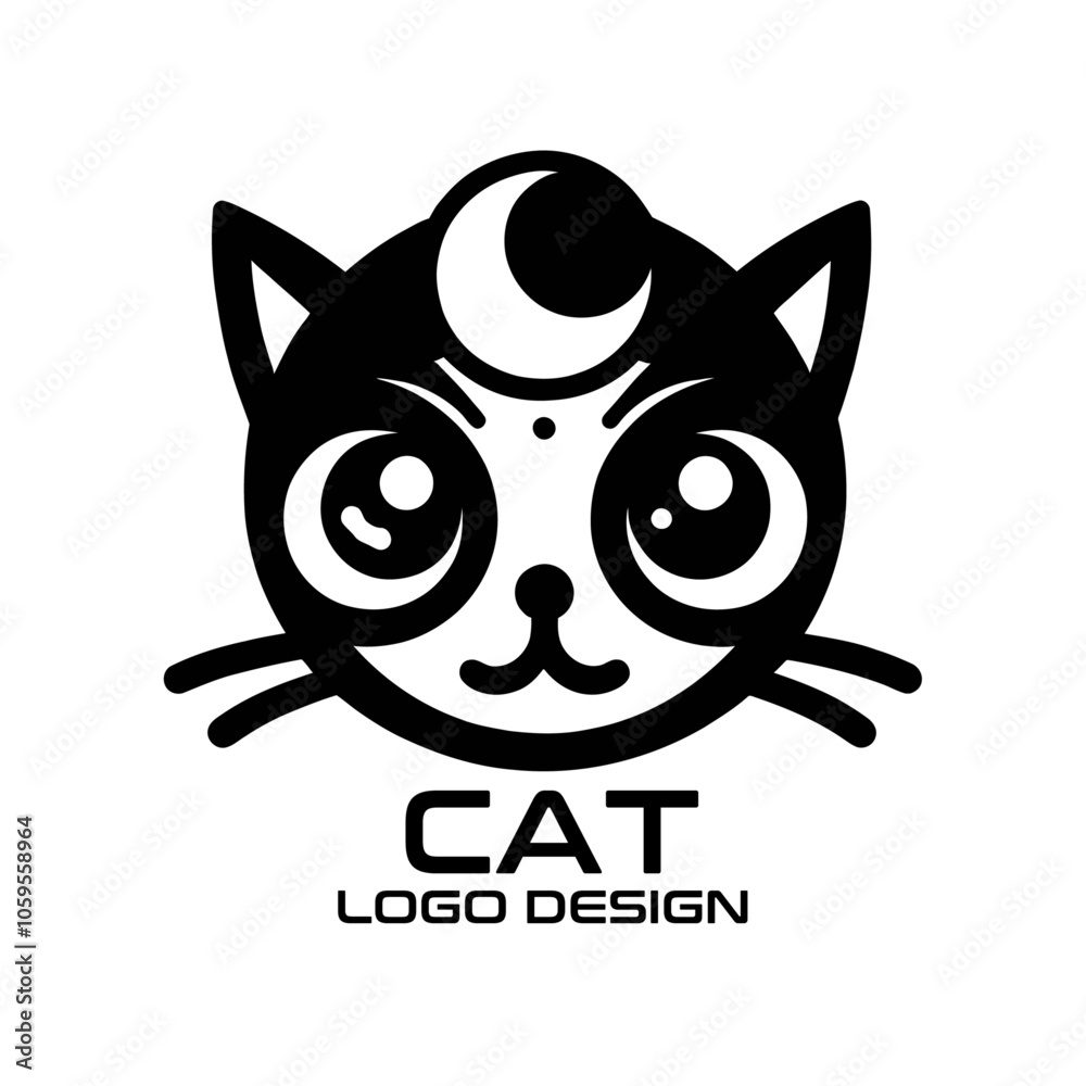 Obraz premium Cat Vector Logo Design