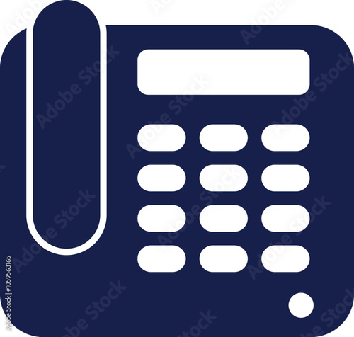 Office Phone Icon, flat design best vector icon