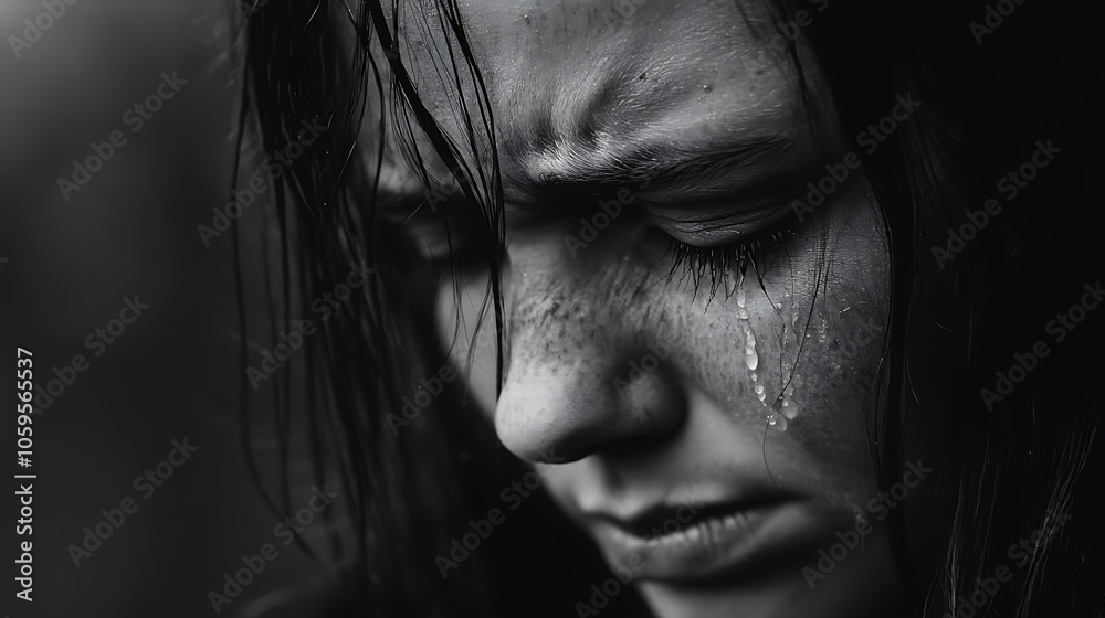 Fototapeta premium people cry