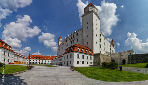 Photography Panoramic view of the Bratislava Castle, Bratislava, Slovakia