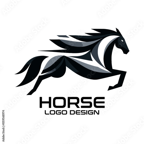 Horse Vector Logo Design