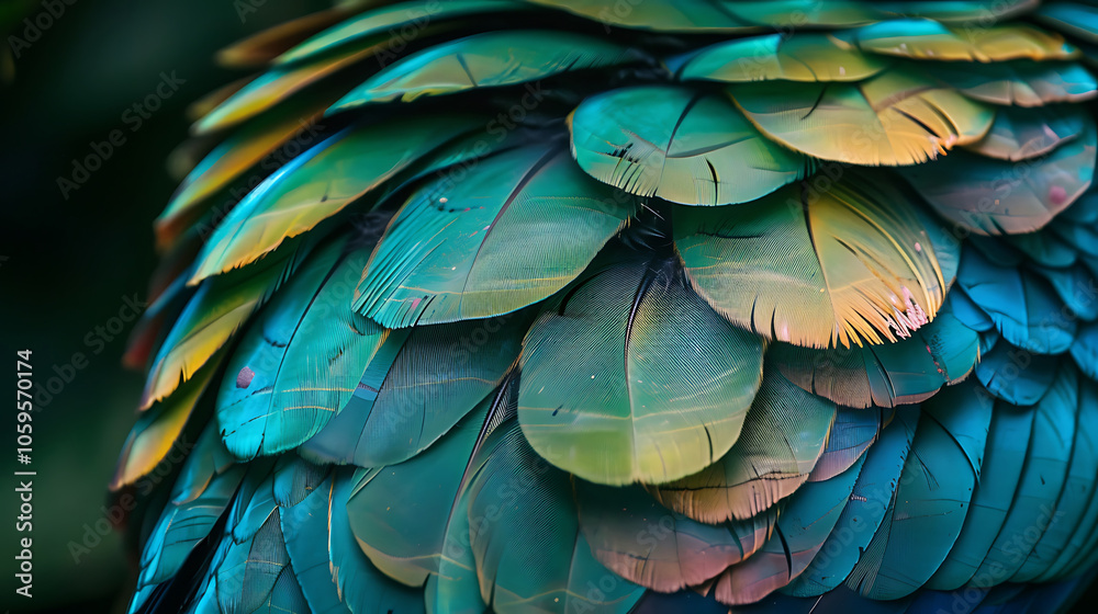 Obraz premium colorful feather