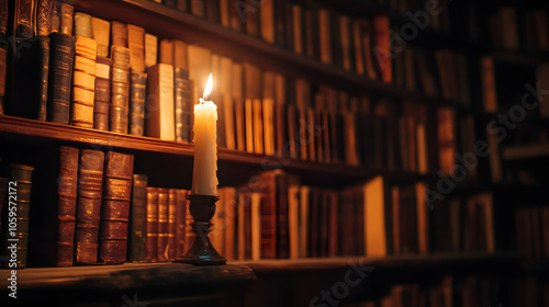 Tales from the Shadows: Delving into the Dark Secrets of Enchantment in an Ancient Library photo