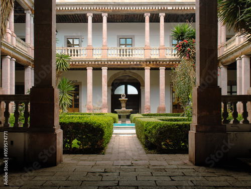 Quadro su tela architecture de haciendas mexicanas