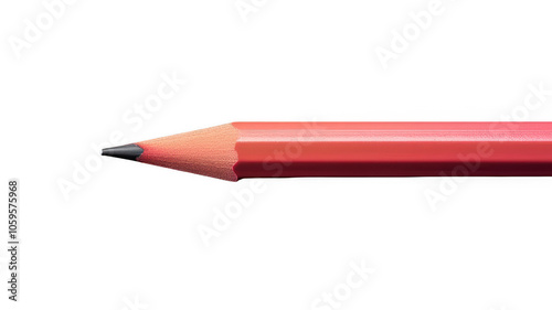 photo of a colored pencil with sharpened tip, vibrant color,  transparent background, isolated png photo