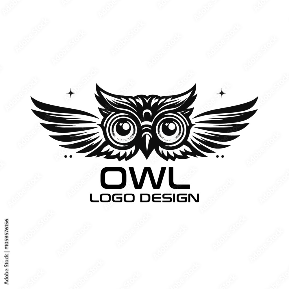 Obraz premium Owl Vector Logo Design