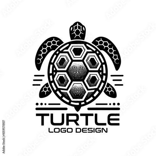 Turtle Vector Logo Design photo