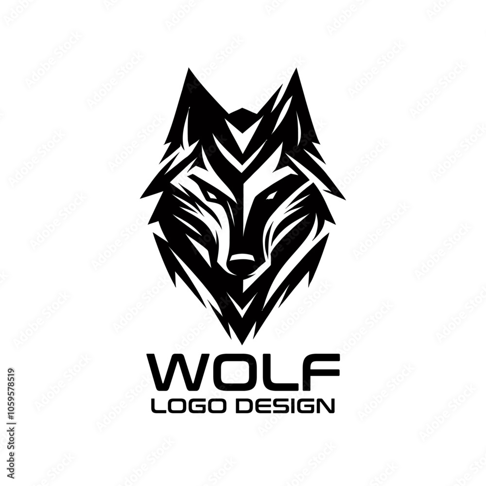 Obraz premium Wolf Vector Logo Design