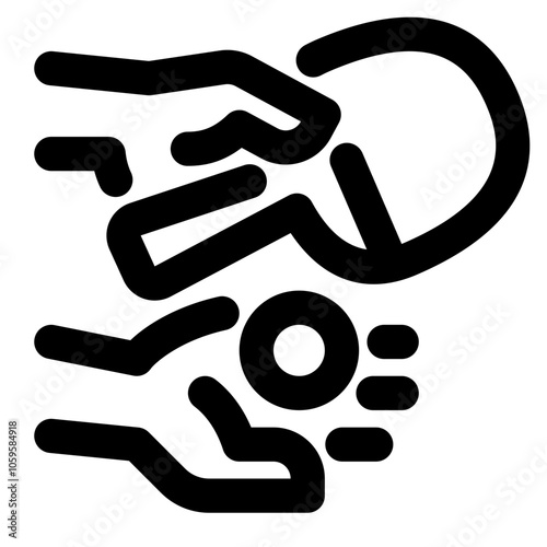 Table Tennis Serve Icon