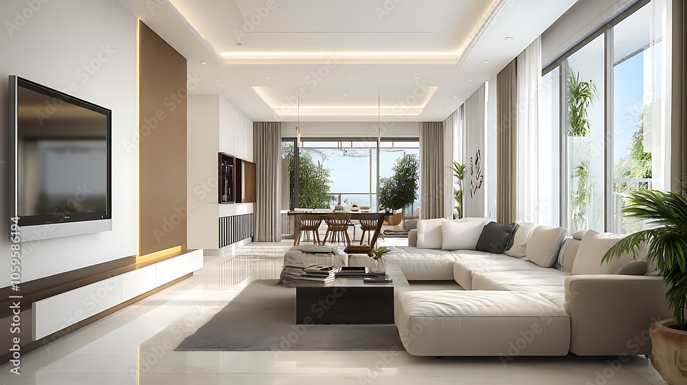 Fototapeta premium room interior design