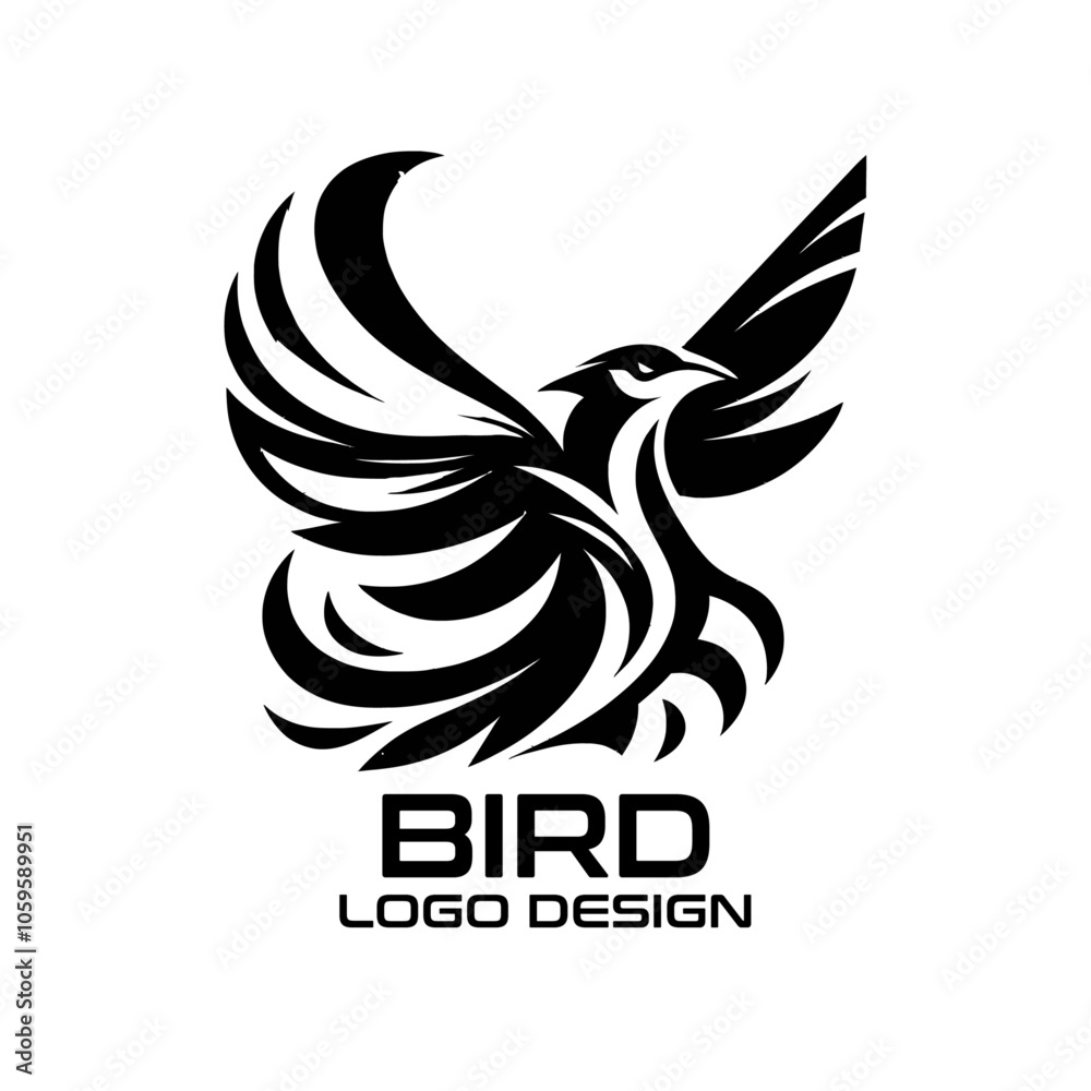 Fototapeta premium Bird Vector Logo Design