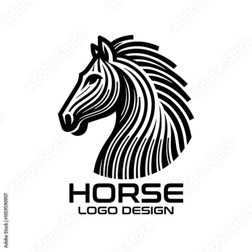 Horse Vector Logo Design