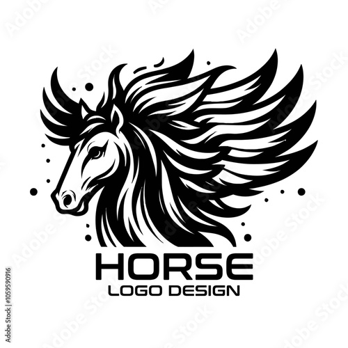 Horse Vector Logo Design