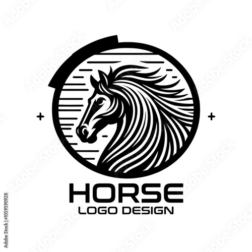 Horse Vector Logo Design