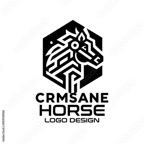 Horse Vector Logo Design