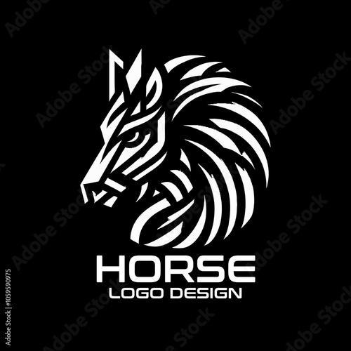 Horse Vector Logo Design