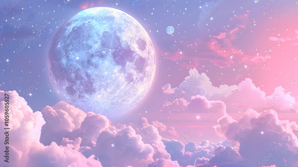 Obraz premium moon and sky