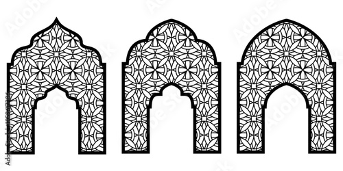 abstract, arabic, arc, arch, architecture, archway, art, background, border, carved, ceiling, clipart, cnc, corner, cut, cutout, decoration, decorative, design, door, eastern, floral, frame, fretwork,