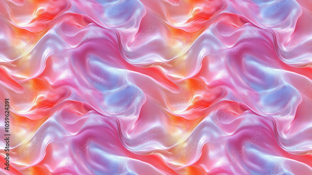 Obraz premium Colorful abstract pastel seamless pattern with blurred effects perfect for modern textiles and wallpapers