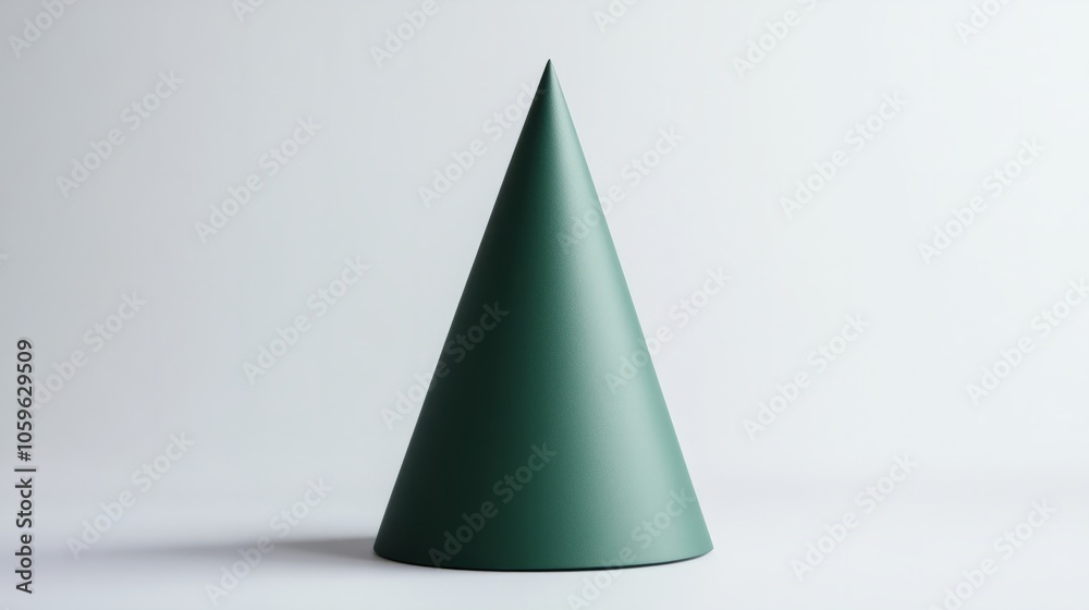 Fototapeta premium 3d rendered christmas tree against green background