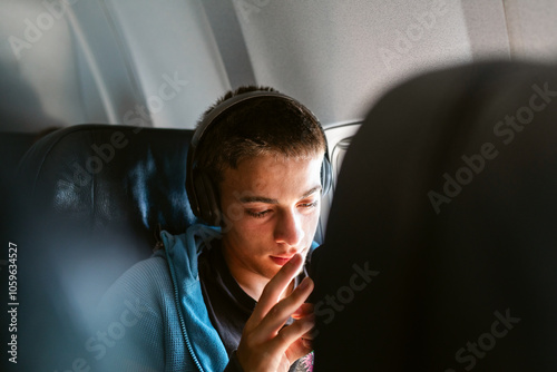 Airplane tech teen photo